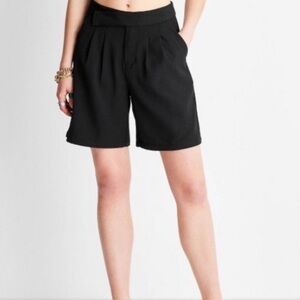 Future Collective 10 NEW Trouser Black Pleated Shorts